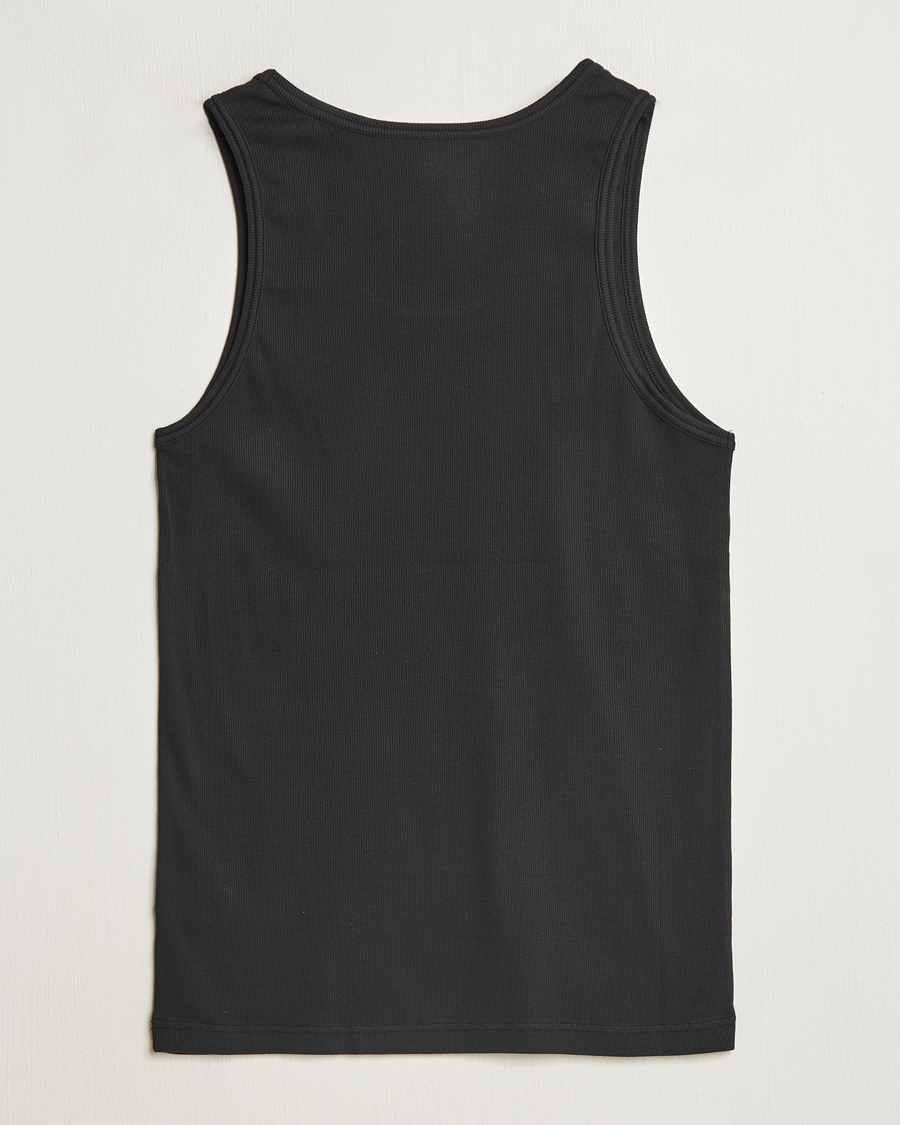Hombres | Camisetas | Colorful Standard | Organic Rib Tank Top Deep Black