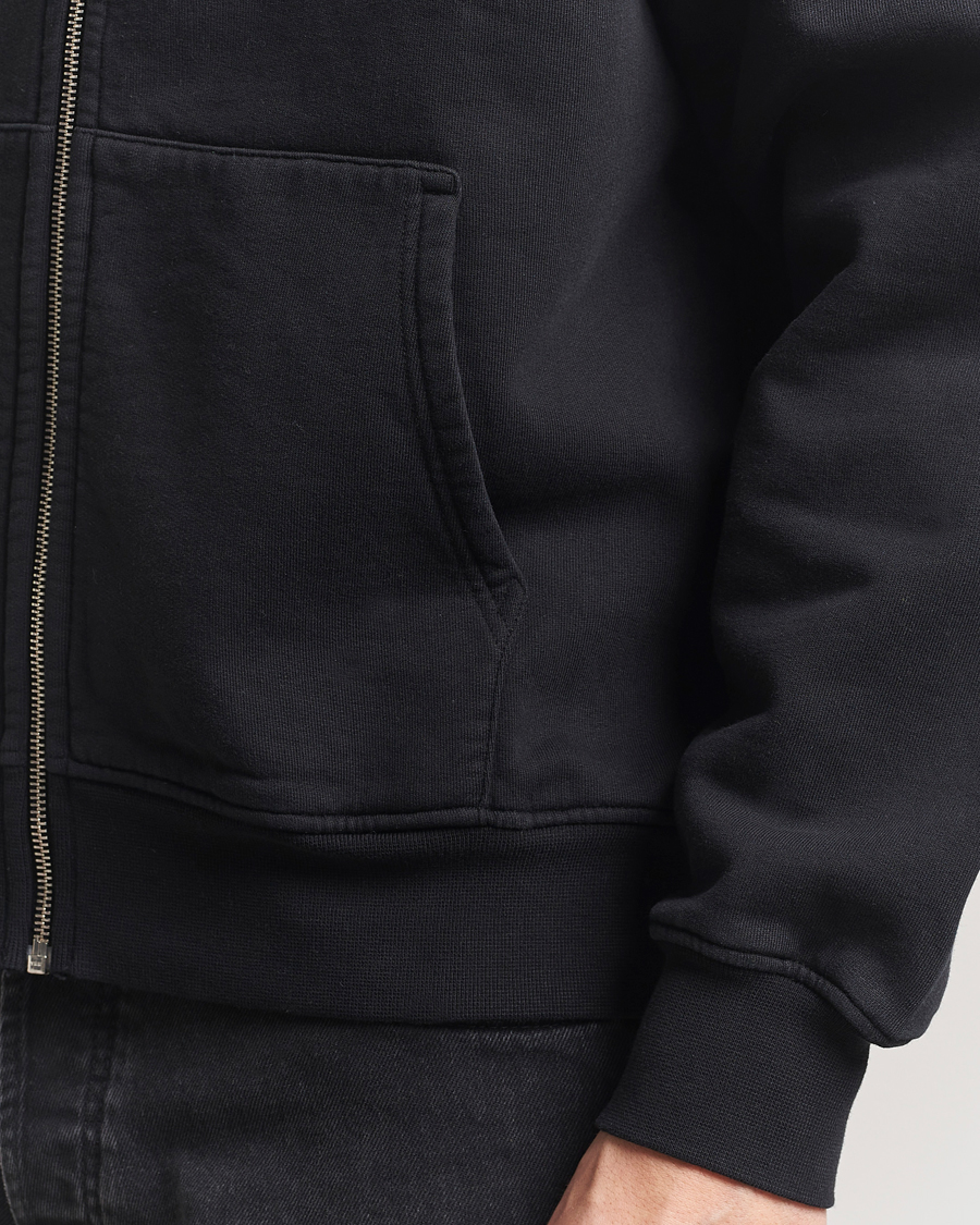 Hombres | Jerséis y prendas de punto | Colorful Standard | Classic Organic Full Zip Hoodie Deep Black