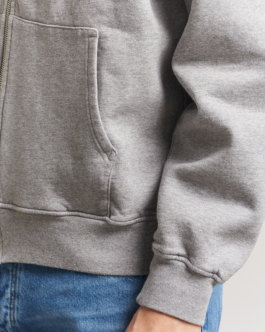Hombres | Jerséis y prendas de punto | Colorful Standard | Classic Organic Full Zip Hoodie Heather Grey