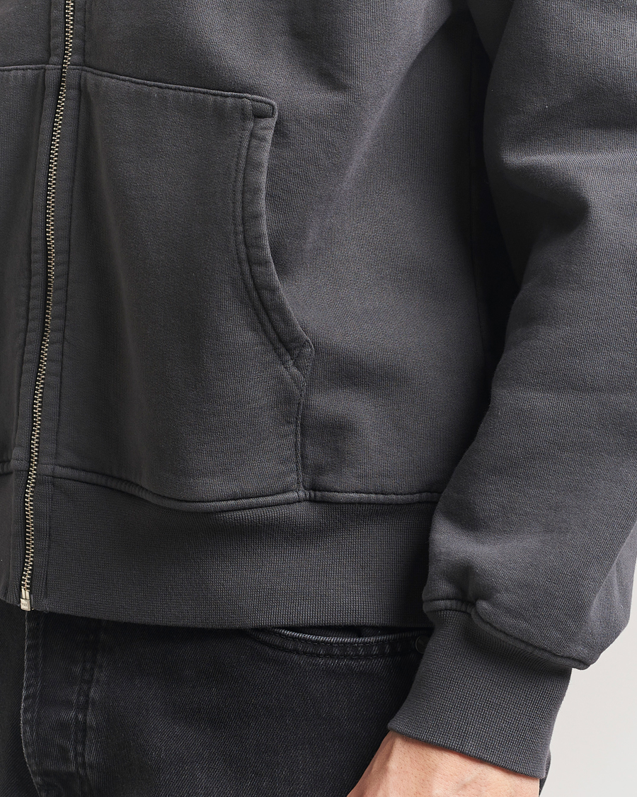 Hombres | Jerséis y prendas de punto | Colorful Standard | Classic Organic Full Zip Hoodie Lava Grey