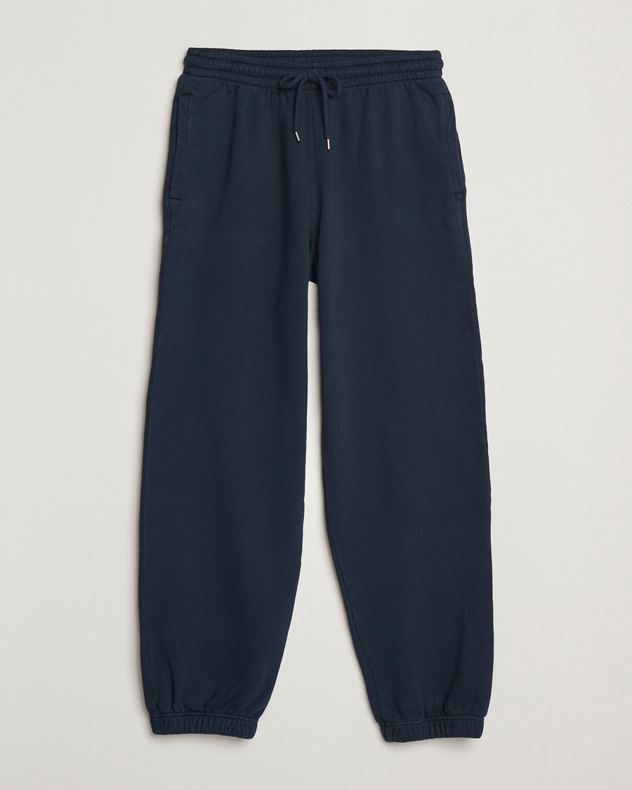 Hombres | Pantalones | Colorful Standard | Classic Organic Sweatpants Navy Blue