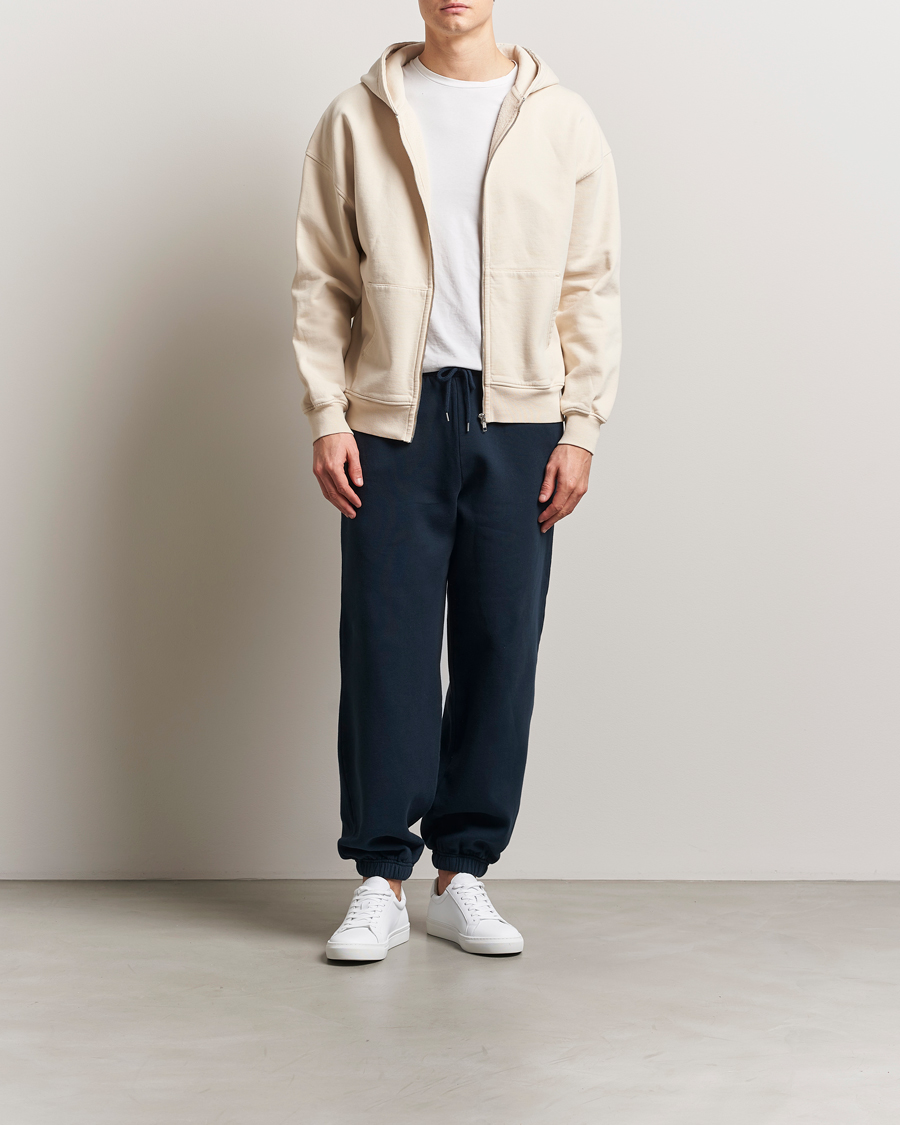 Hombres | Pantalones | Colorful Standard | Classic Organic Sweatpants Navy Blue