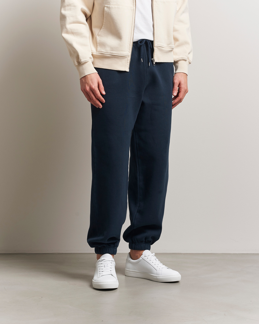 Hombres | Pantalones | Colorful Standard | Classic Organic Sweatpants Navy Blue