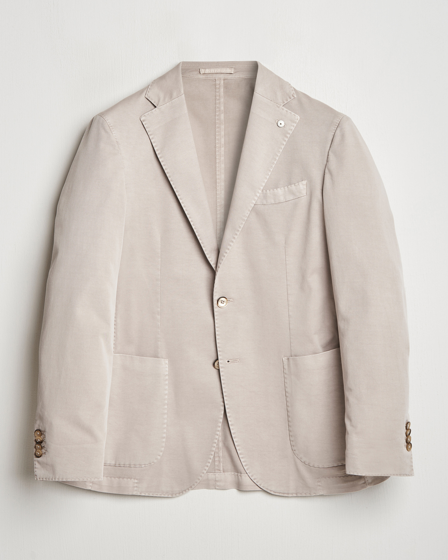 Hombres | Blazers | L.B.M. 1911 | Jack Regular Fit Cotton Stretch Blazer Beige