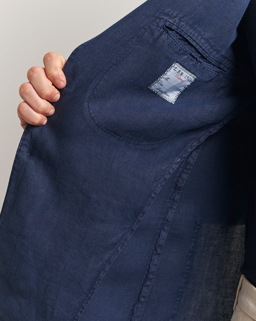 Hombres | Blazers | L.B.M. 1911 | Jack Regular Fit Linen Blazer Navy