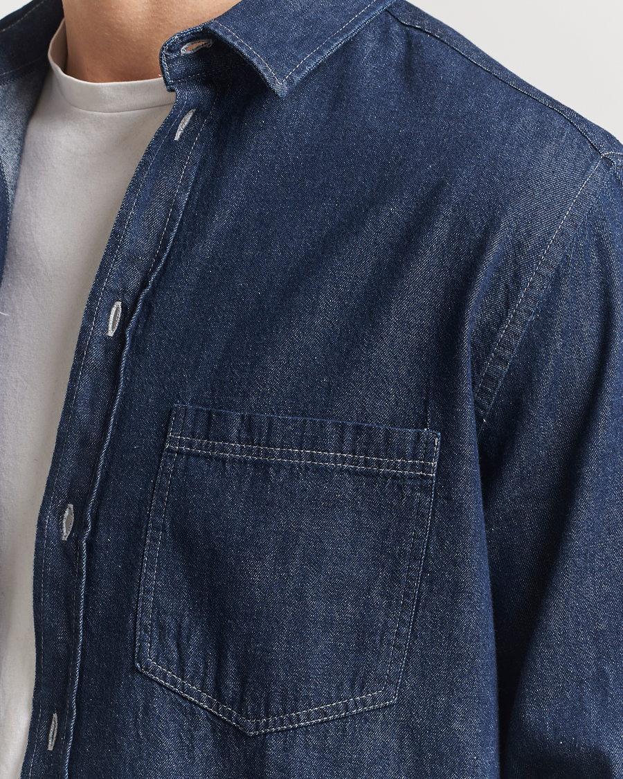 Hombres | Camisas | Samsøe Samsøe | Ryan Chambray Shirt Salute Blue