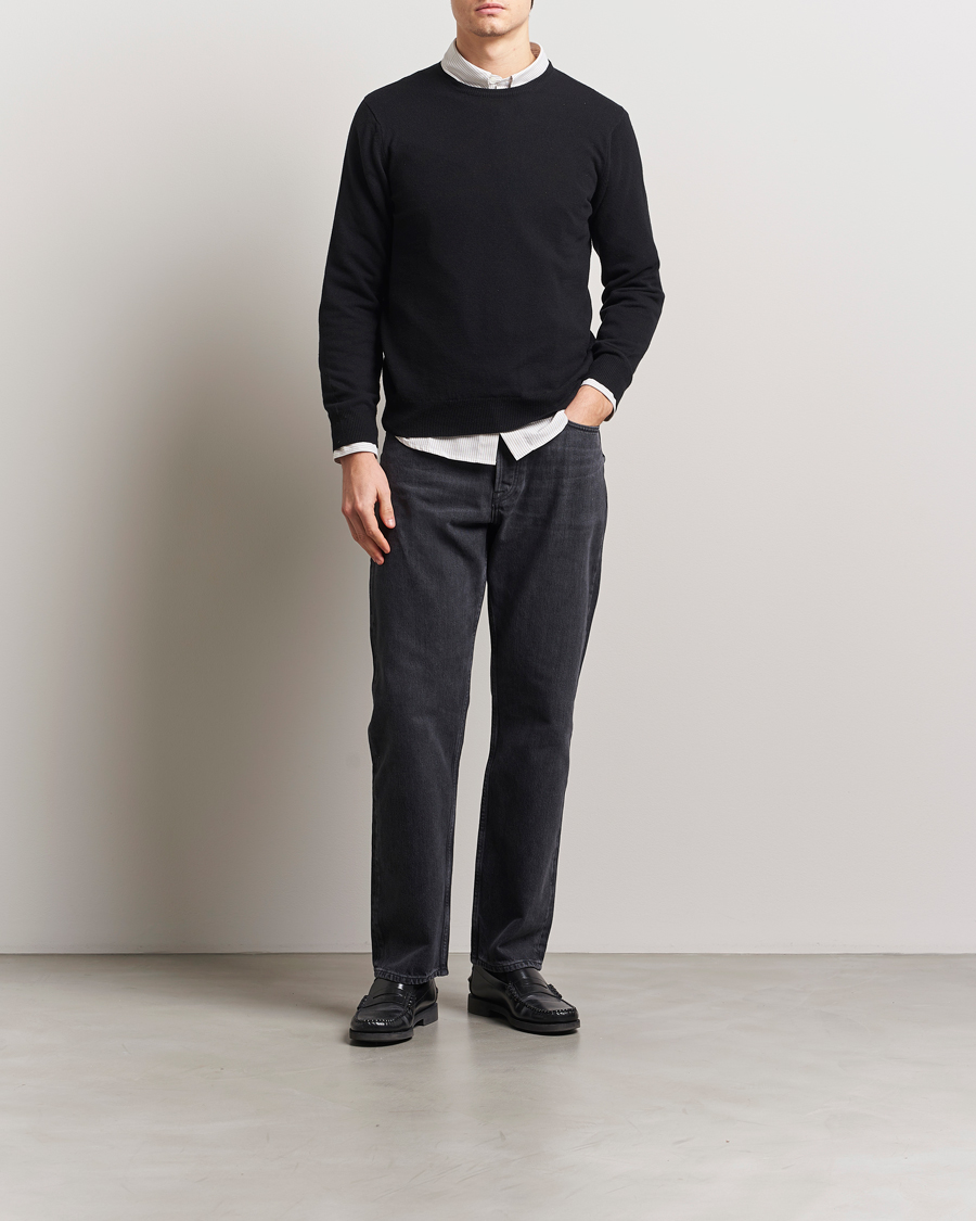 Hombres | Pantalones | Samsøe Samsøe | Eddie Regular Fit Jeans Black Blizzard