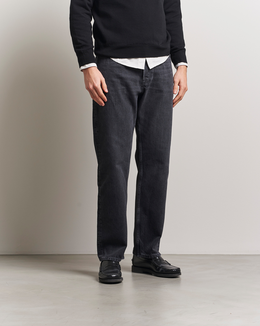 Hombres | Pantalones | Samsøe Samsøe | Eddie Regular Fit Jeans Black Blizzard
