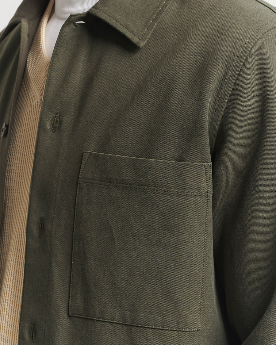 Hombres | Camisas | Samsøe Samsøe | Sataka Overshirt Forest Night