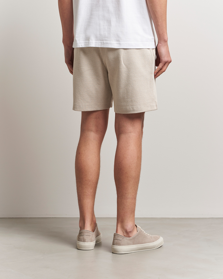 Hombres | Pantalones cortos | HUGO | Nuwfallo Waffle Sweatshorts Open White