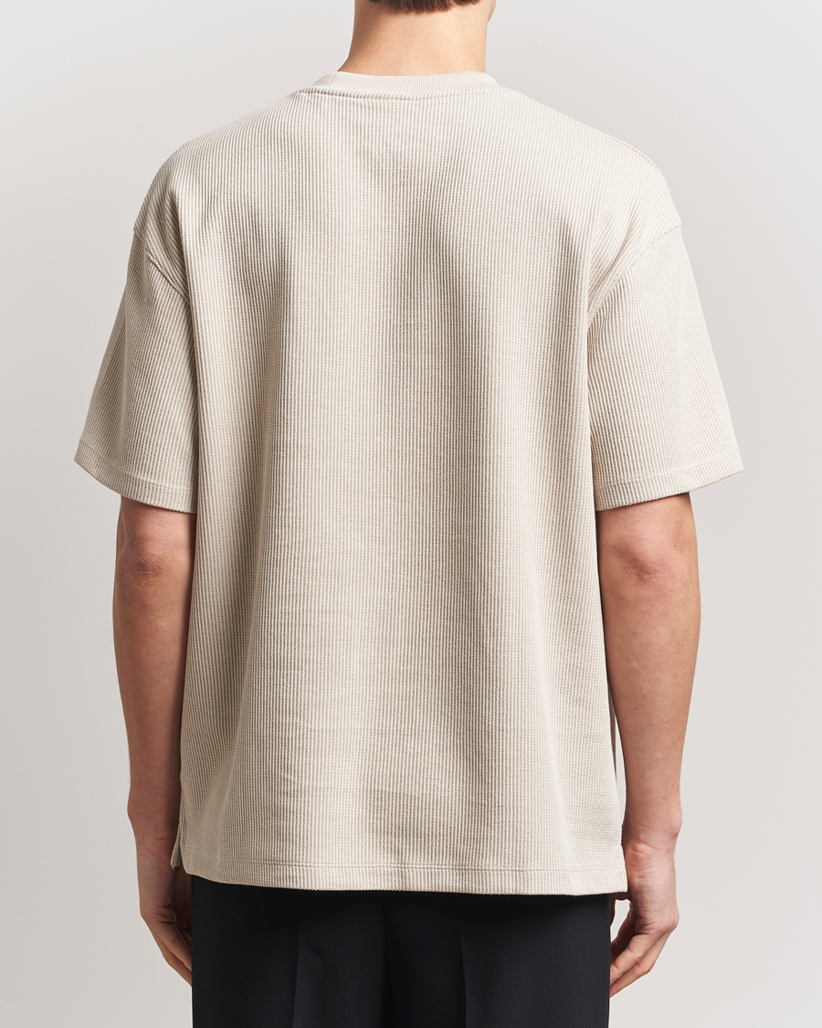 Hombres | Camisetas | HUGO | Waffle Crew Neck T-Shirt Open White