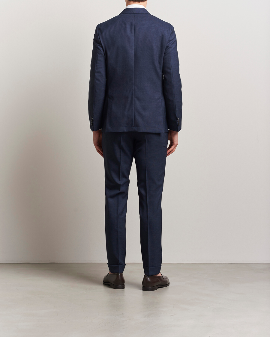 Hombres | Trajes | BOSS BLACK | Huge Wool Double Breasted Suit Navy