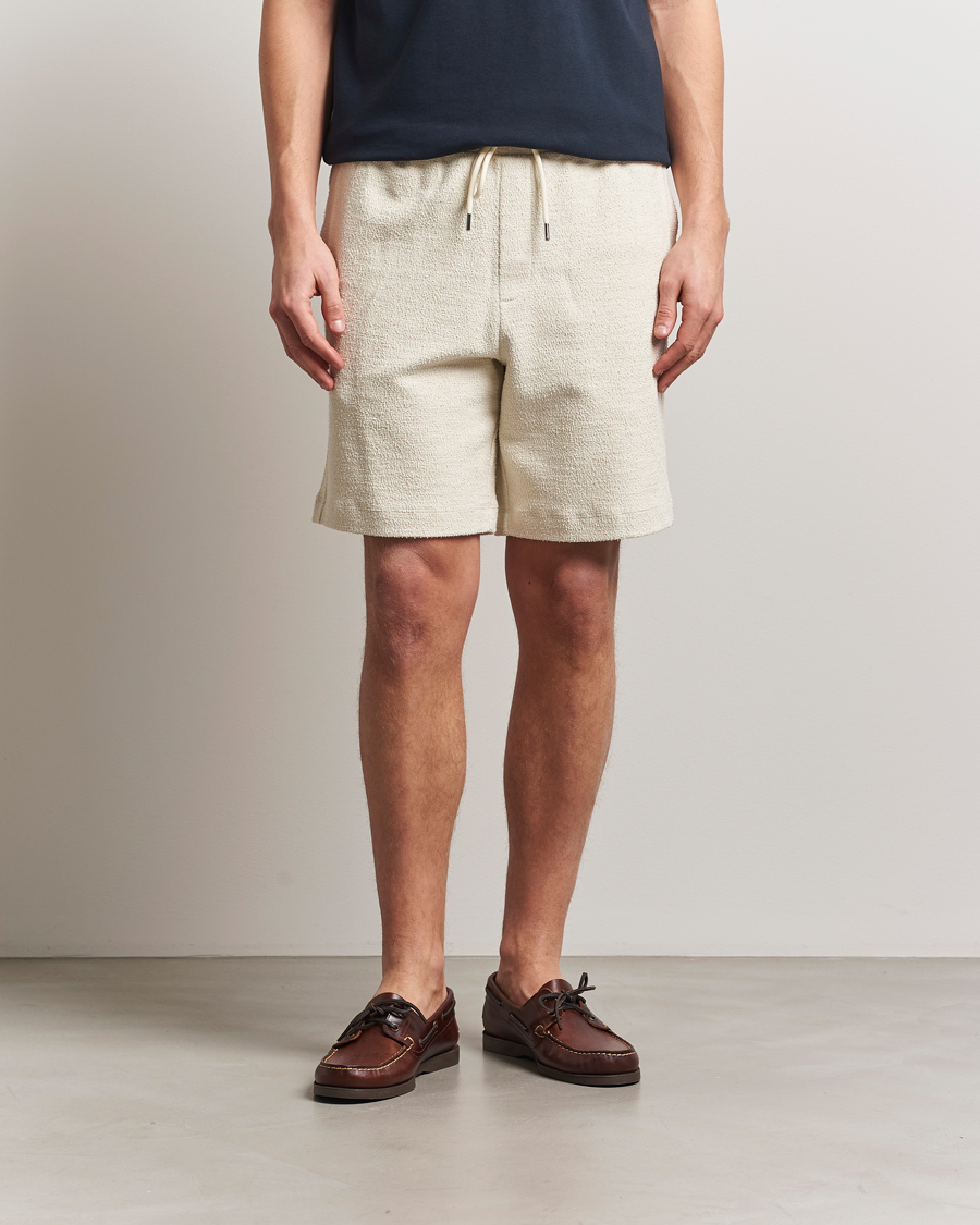 Hombres | Pantalones cortos | BOSS BLACK | Leoni Terry Sweatshorts Open White