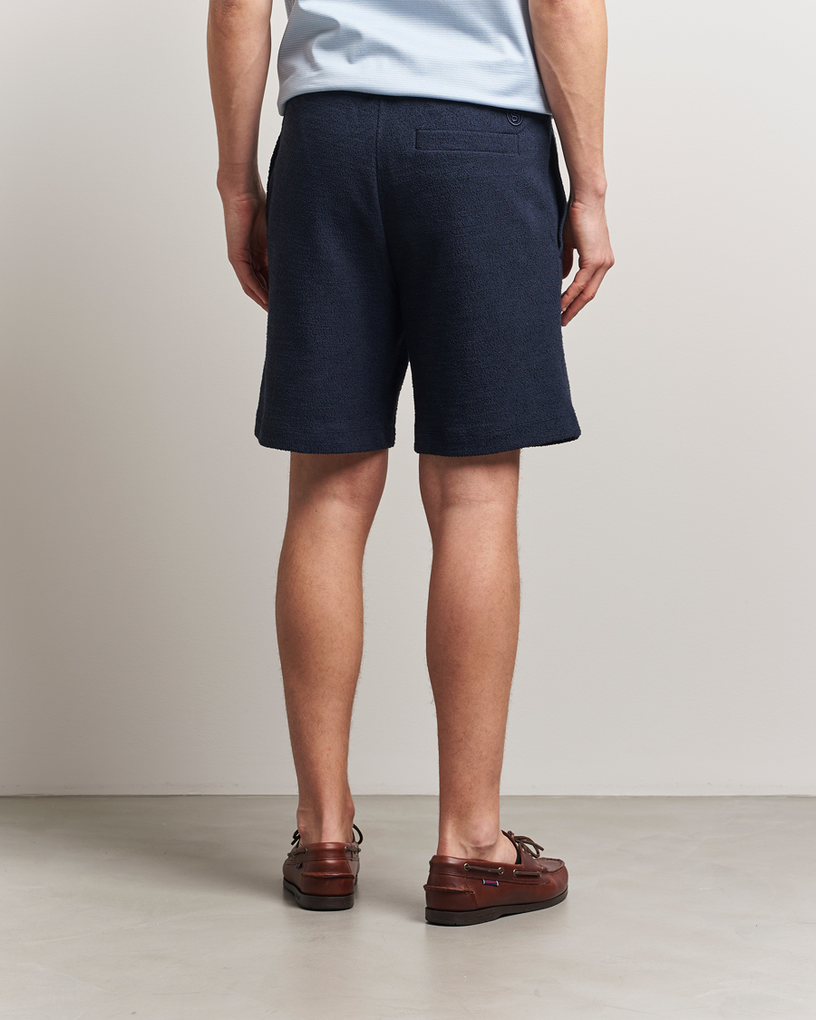 Hombres | Pantalones cortos | BOSS BLACK | Leoni Terry Sweatshorts Dark Blue