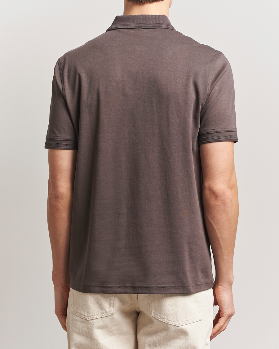 Hombres | Polos | BOSS ORANGE | Interlock Polo Open Brown