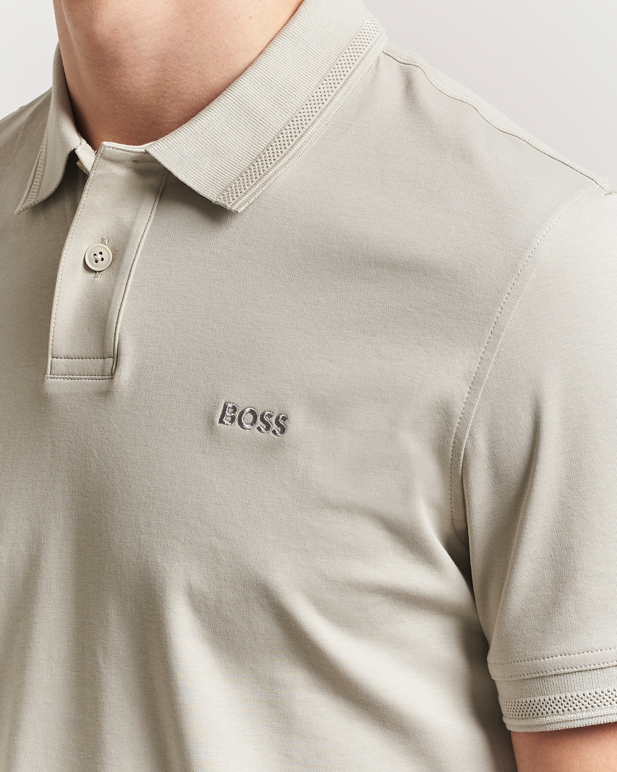 Hombres | Polos | BOSS ORANGE | Interlock Polo Light Beige