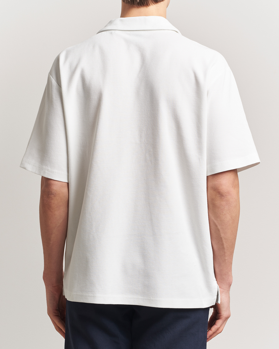 Hombres | Camisas | BOSS ORANGE | Waffle Short Sleeve Shirt Natural