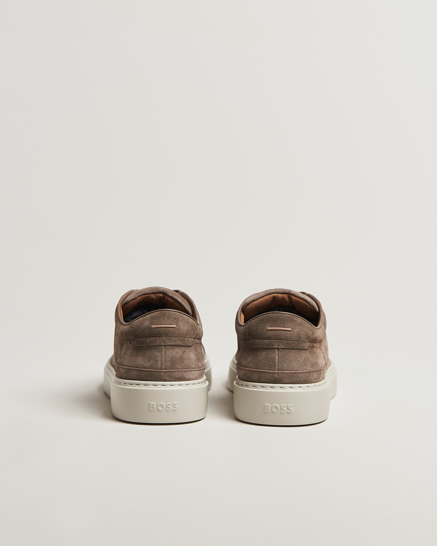 Hombres | BOSS CAMEL Gary Suede Sneaker Dark Beige | BOSS CAMEL | Gary Suede Sneaker Dark Beige