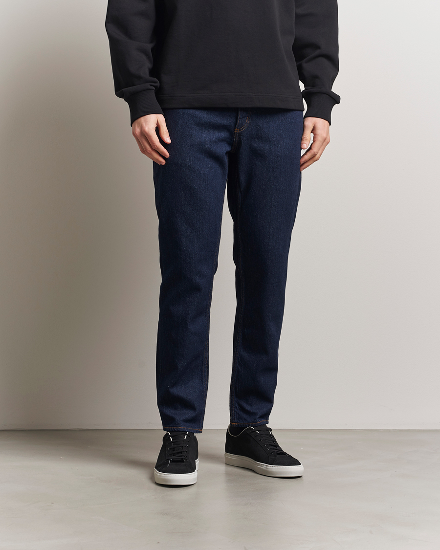 Hombres | Pantalones | HUGO | Brody Tapered Fit Jeans Dark Blue