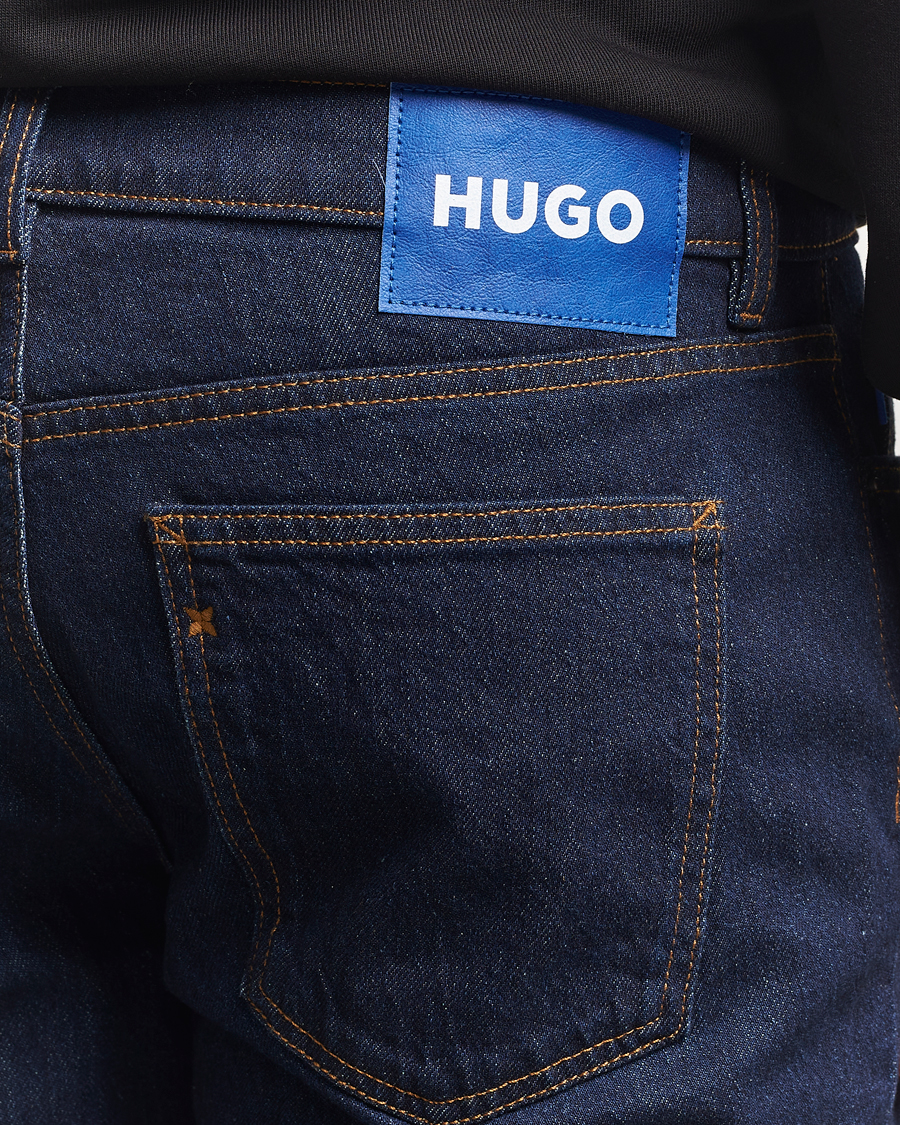 Hombres | Pantalones | HUGO | Brody Tapered Fit Jeans Dark Blue