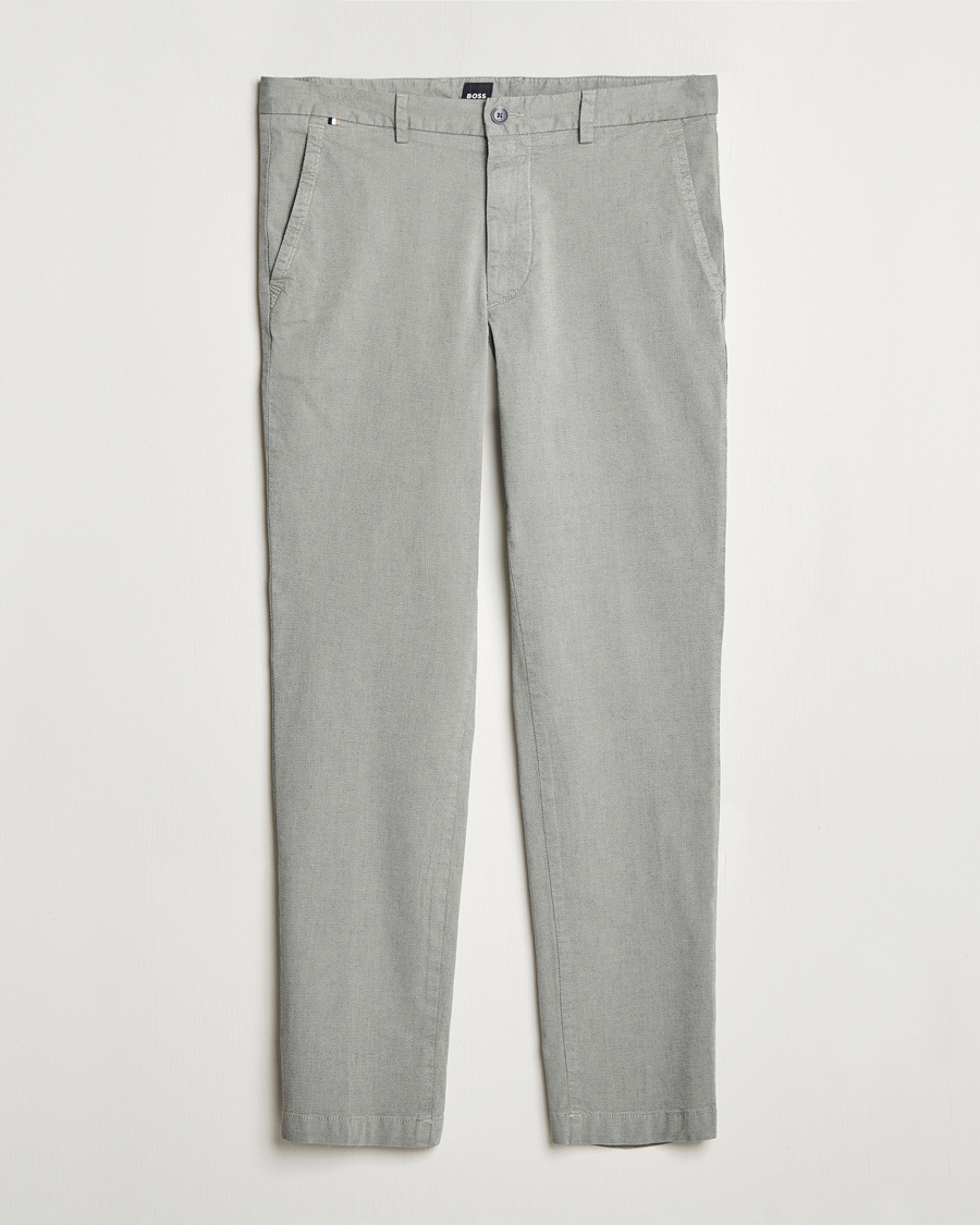 Hombres | Pantalones | BOSS BLACK | Kaiton Structured Cotton Pants Open White