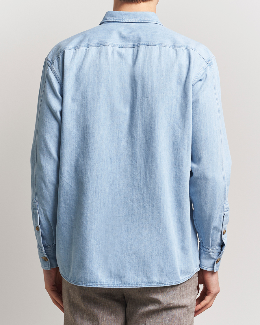 Hombres | Camisas | BOSS BLACK | Cory Denim Overshirt Light Blue