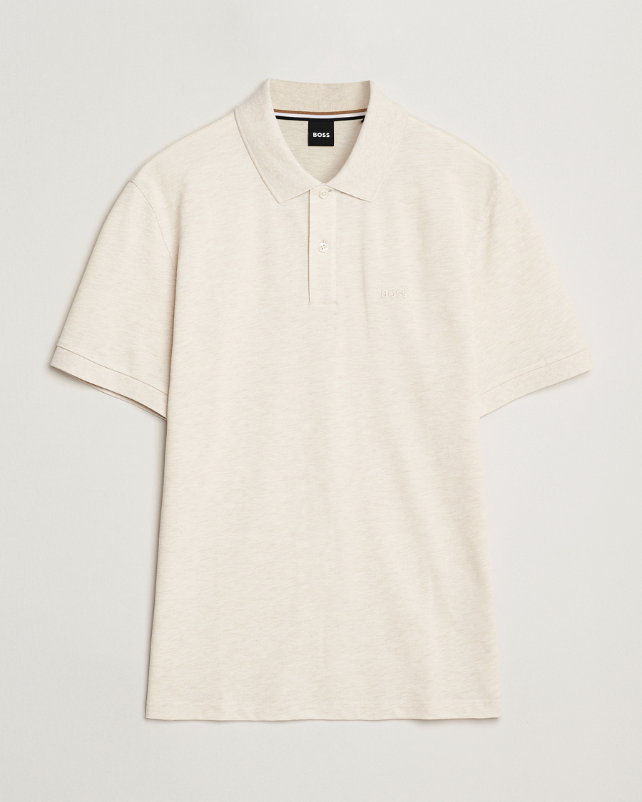 Hombres | Polos | BOSS BLACK | Pallas Polo Open White