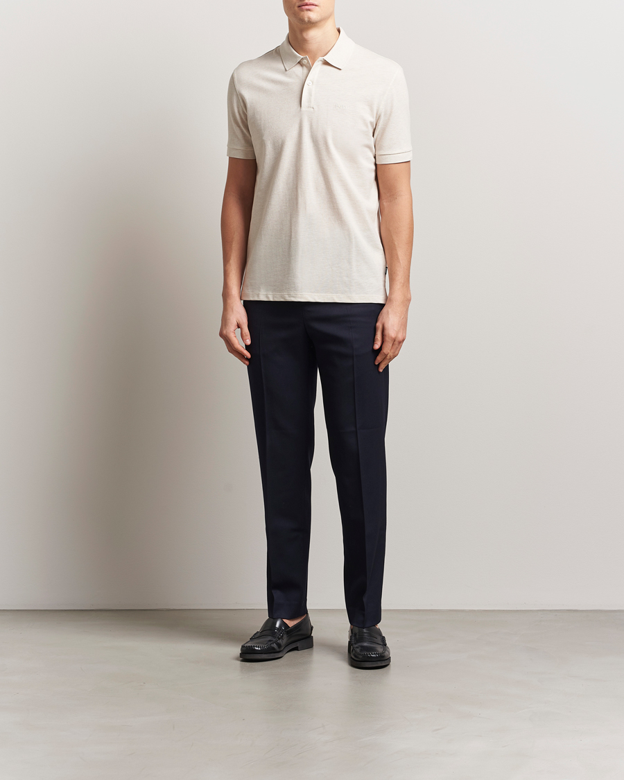 Hombres | Polos | BOSS BLACK | Pallas Polo Open White