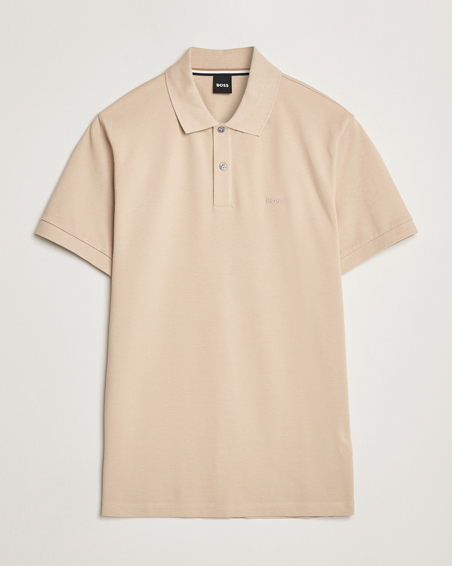 Hombres | Polos | BOSS BLACK | Pallas Polo Light Beige