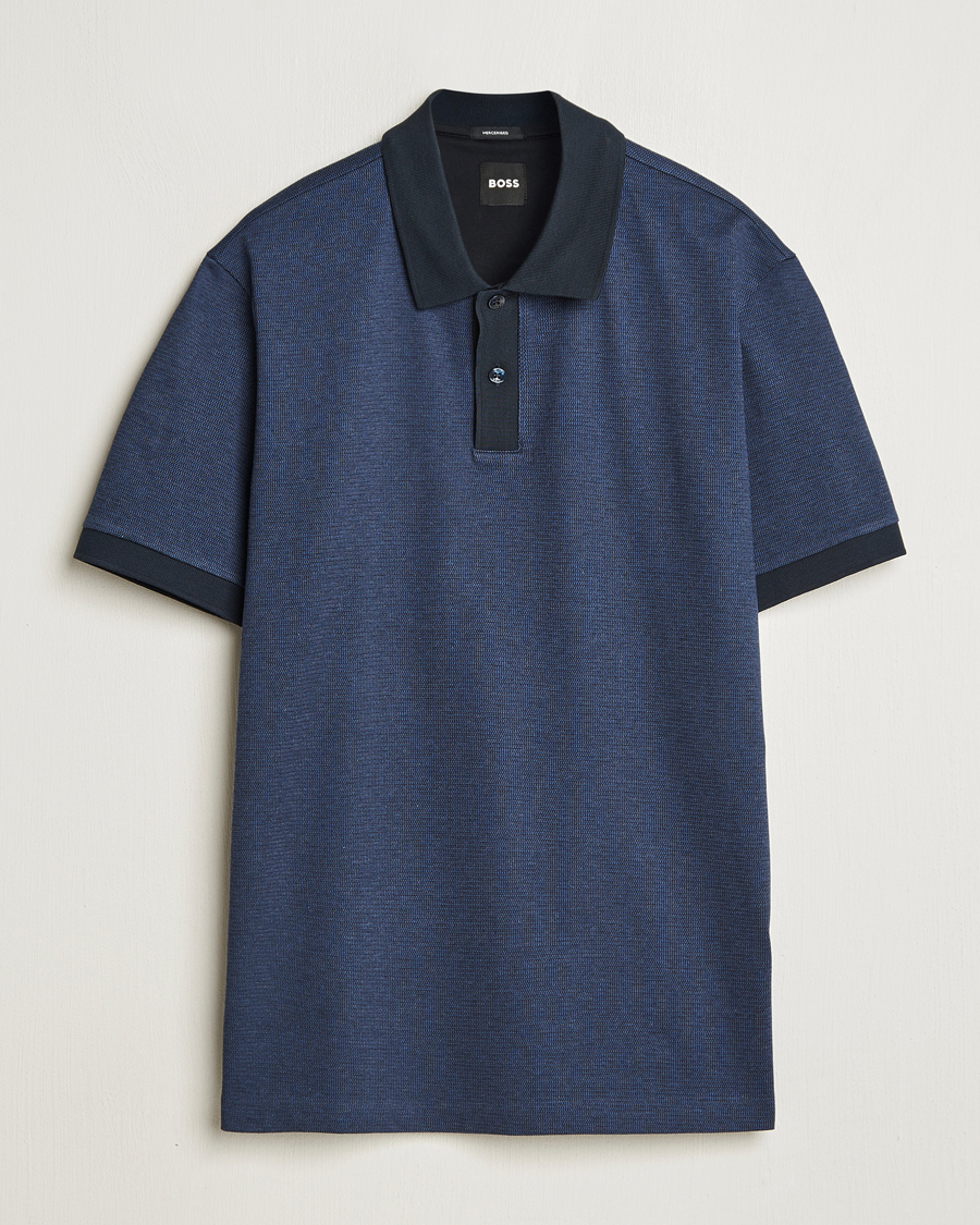 Hombres | Polos | BOSS BLACK | Parlay Jersey Polo Dark Blue