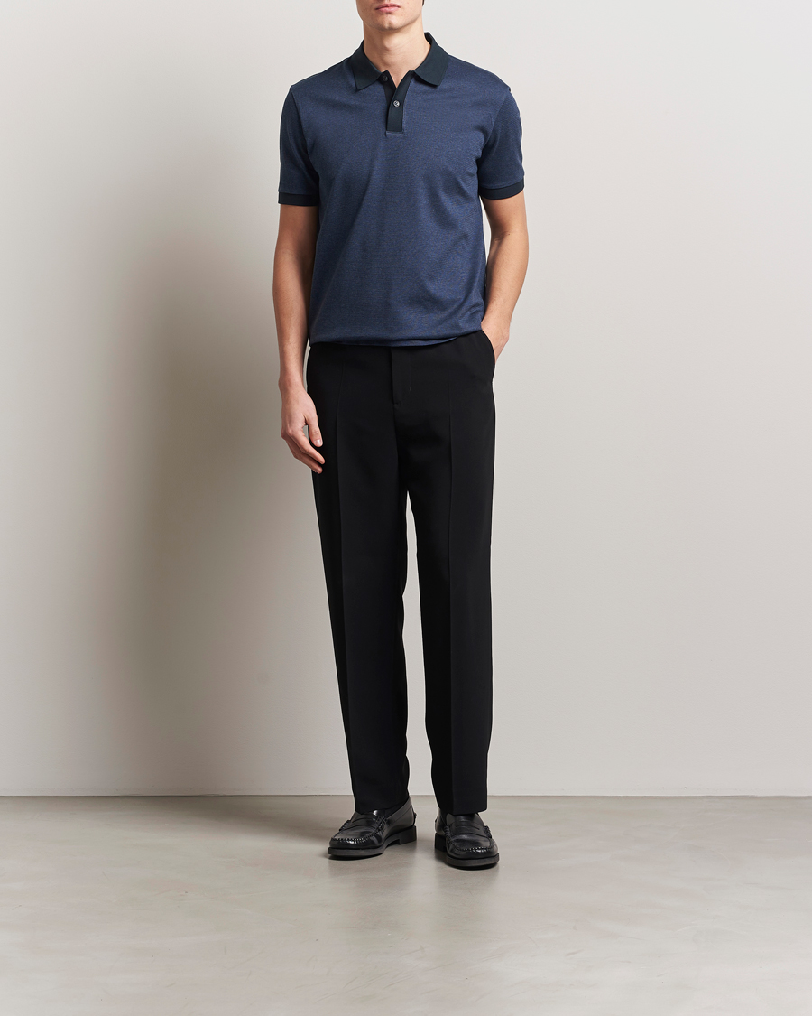 Hombres | Polos | BOSS BLACK | Parlay Jersey Polo Dark Blue