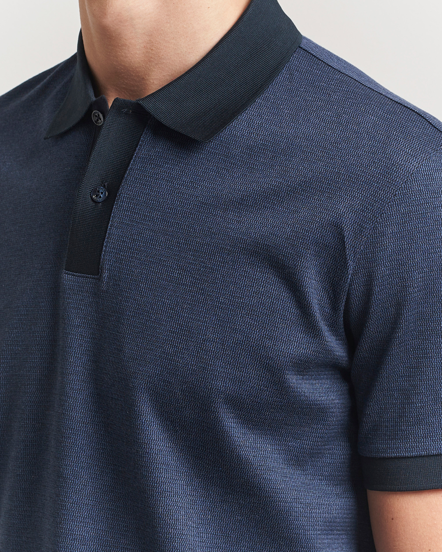 Hombres | Polos | BOSS BLACK | Parlay Jersey Polo Dark Blue