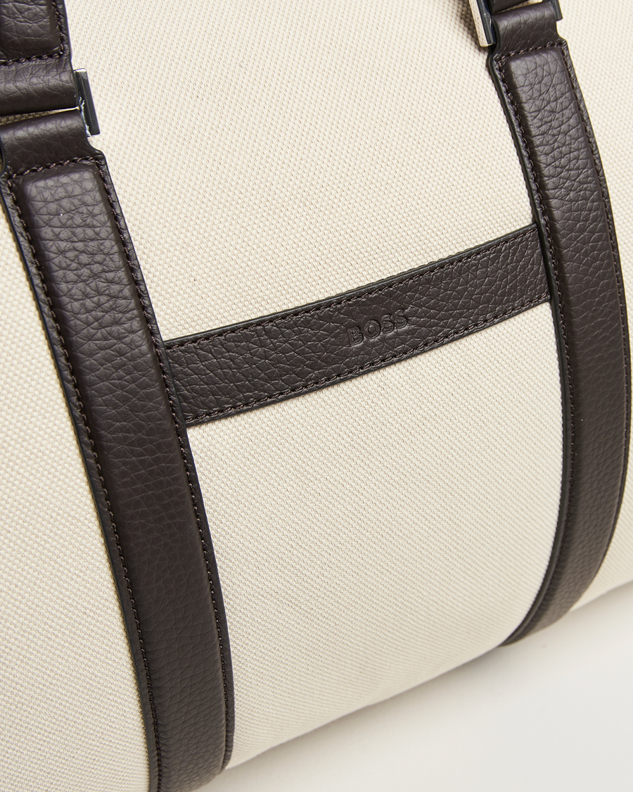 Hombres | BOSS BLACK Canvas Holdall Natural | BOSS BLACK | Canvas Holdall Natural