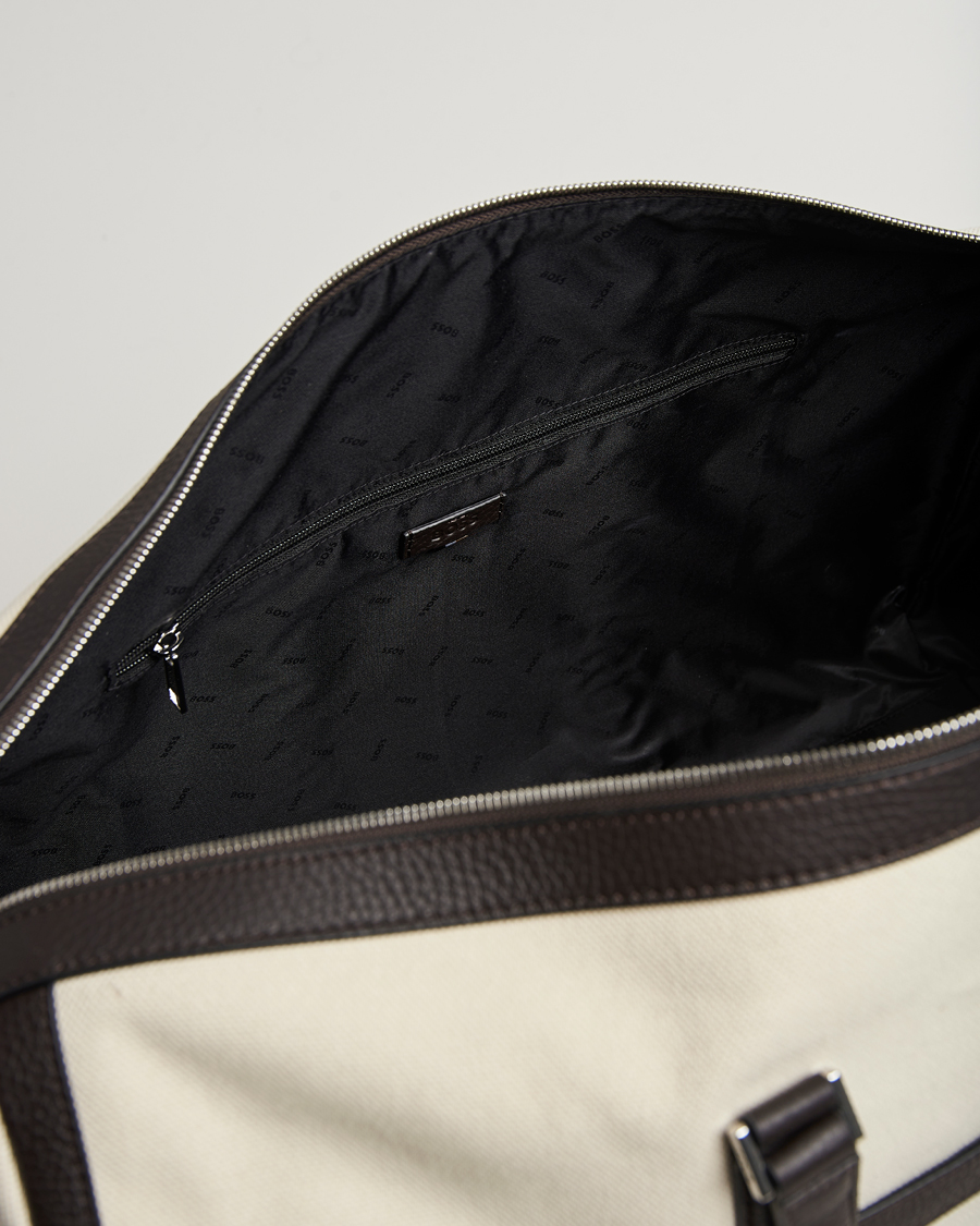 Hombres | BOSS BLACK Canvas Holdall Natural | BOSS BLACK | Canvas Holdall Natural