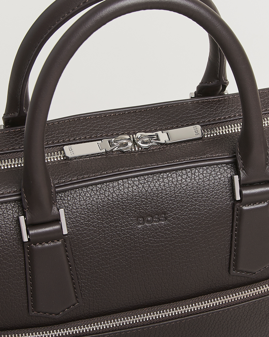 Hombres | BOSS BLACK Crosstown Document Case Dark Brown | BOSS BLACK | Crosstown Document Case Dark Brown