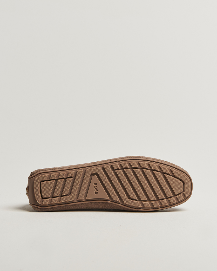 Hombres | Mocasines | BOSS BLACK | Noel Suede Moccasin Medium Beige