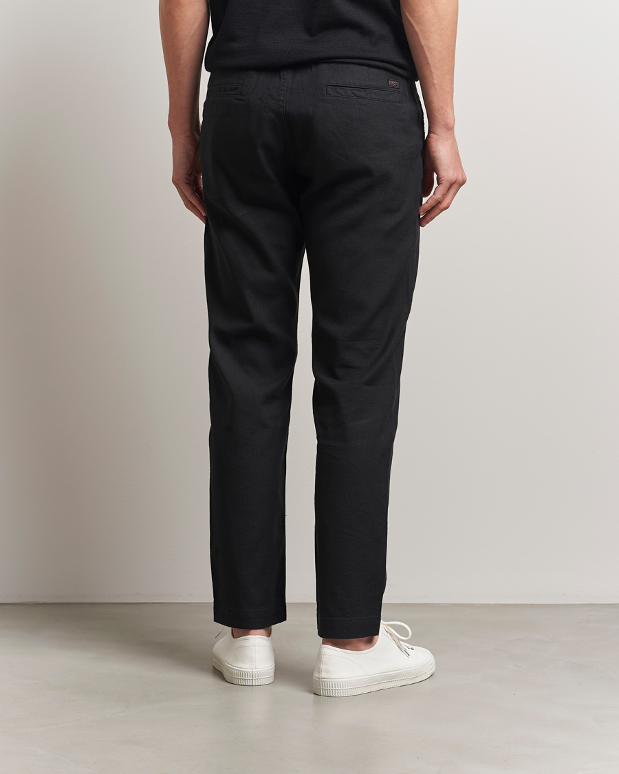 Hombres | Pantalones | BOSS ORANGE | Sanderson Linen Pants Black