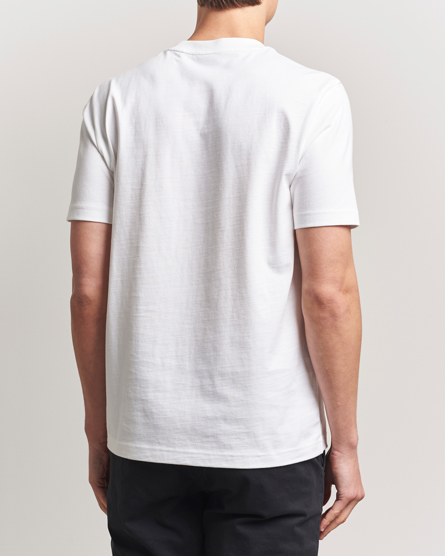 Hombres | Camisetas | BOSS ORANGE | On The Way Printed Crew Neck T-Shirt White