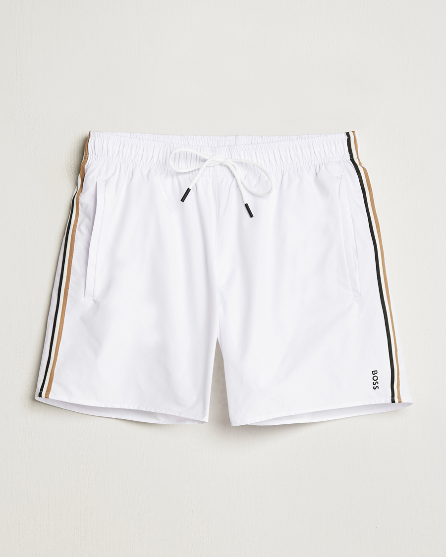 Hombres | Bañadores | BOSS BLACK | Iconic Swimshort White