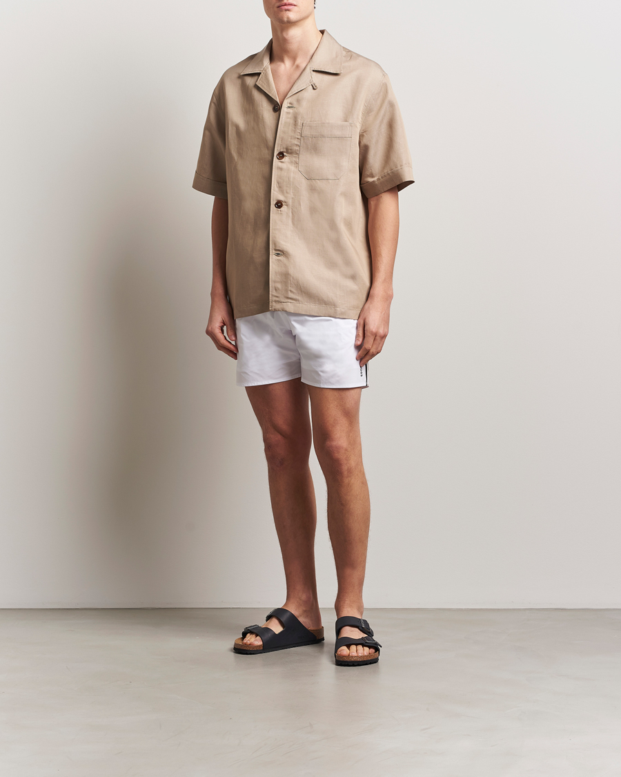 Hombres | Bañadores | BOSS BLACK | Iconic Swimshort White