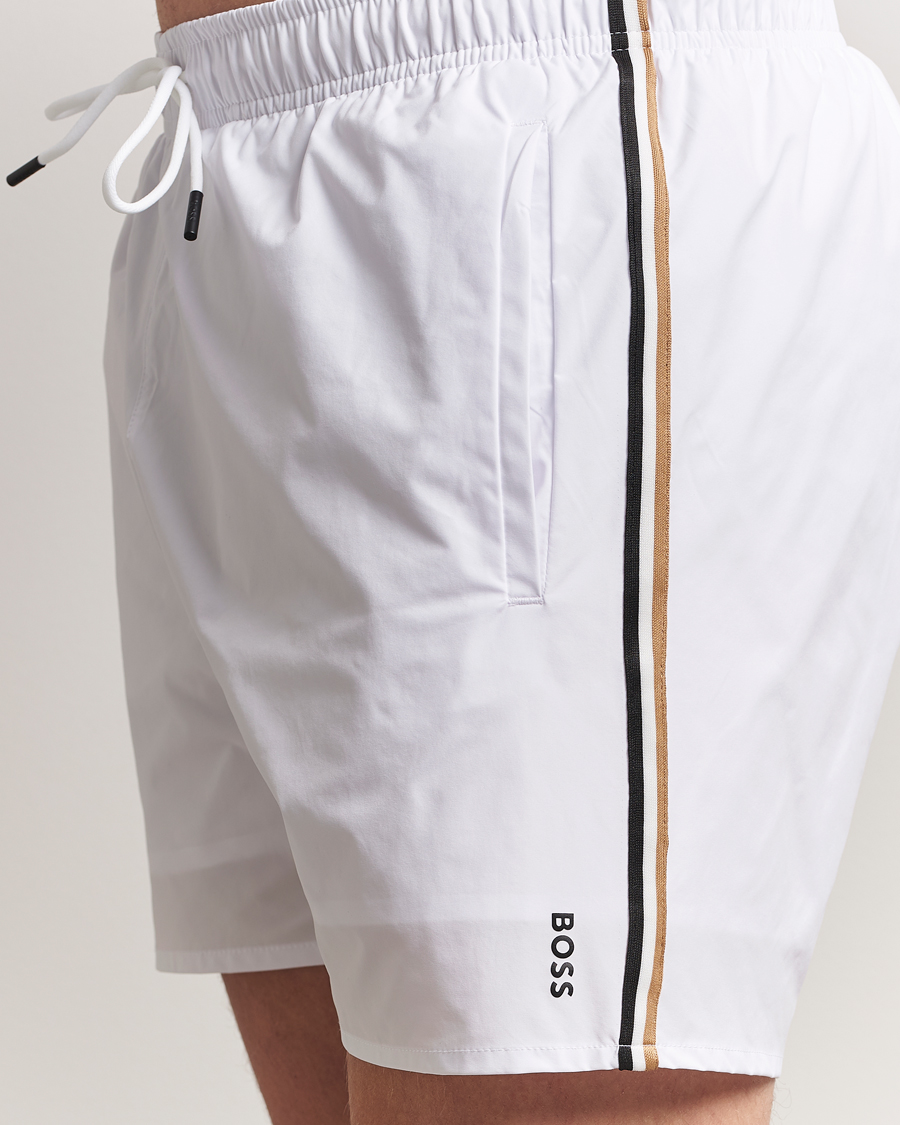 Hombres | Bañadores | BOSS BLACK | Iconic Swimshort White