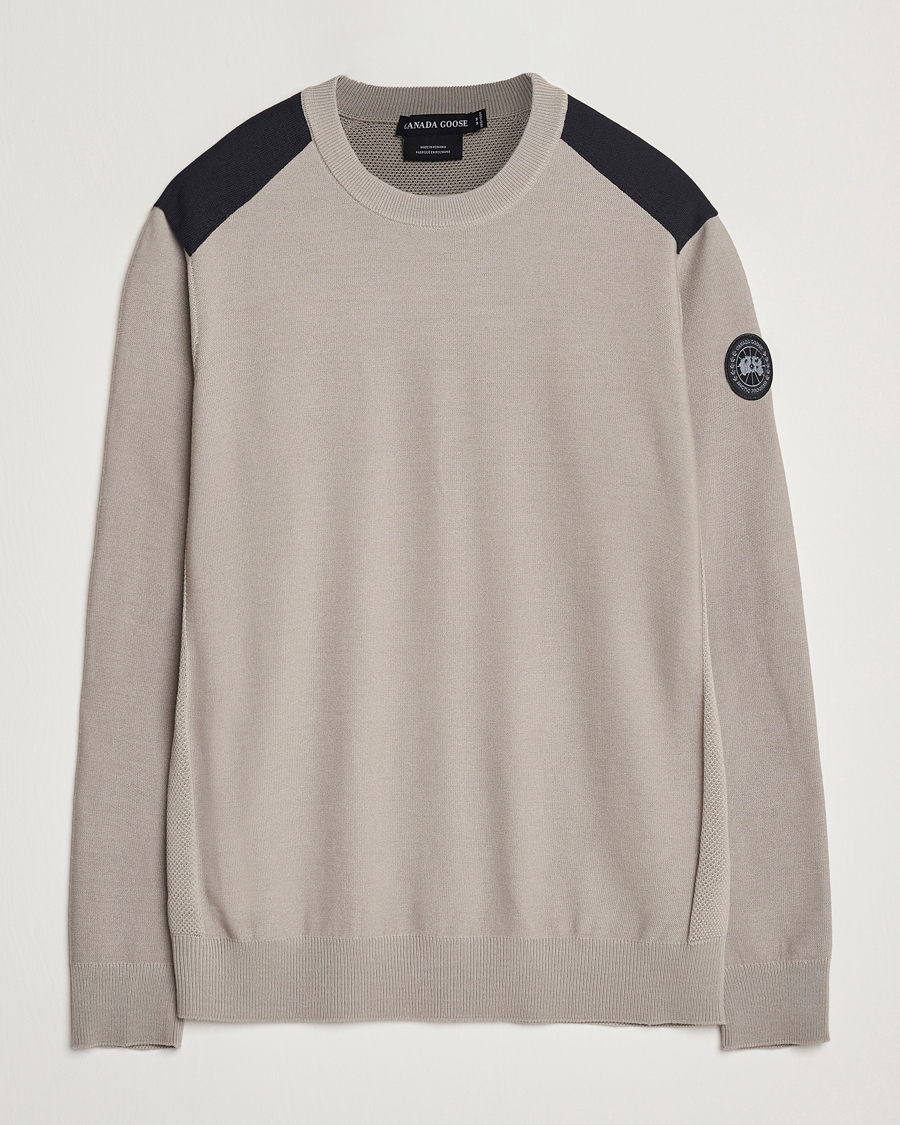 Hombres | Jerséis y prendas de punto | Canada Goose Black Label | Dartmouth Crew Neck Sweater Limestone