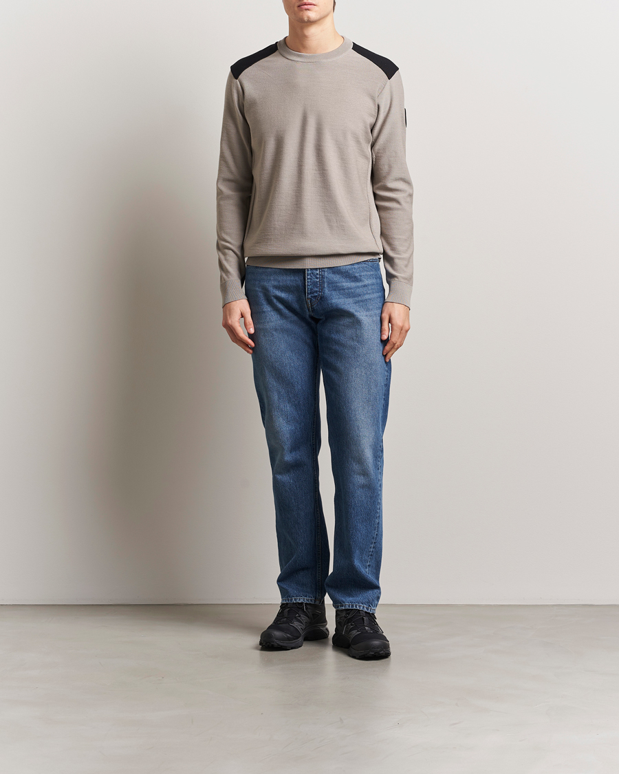 Hombres | Jerséis y prendas de punto | Canada Goose Black Label | Dartmouth Crew Neck Sweater Limestone