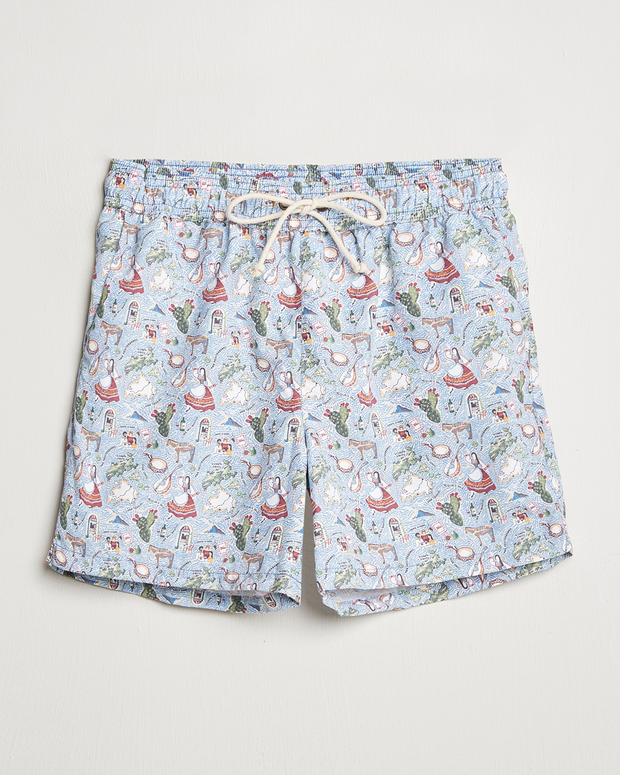 Hombres | Bañadores | Ripa Ripa | Printed Swimshorts Blue