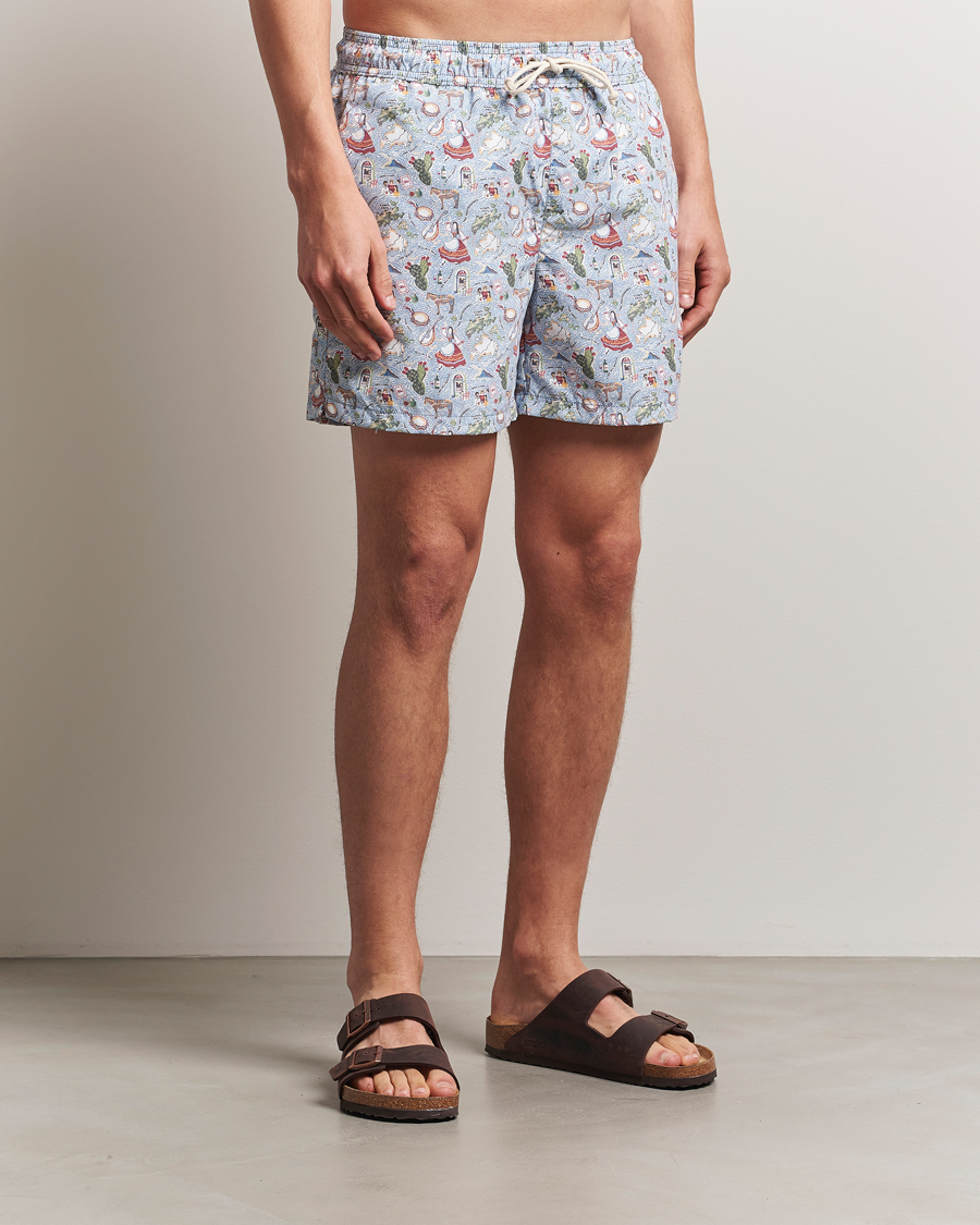 Hombres | Bañadores | Ripa Ripa | Printed Swimshorts Blue