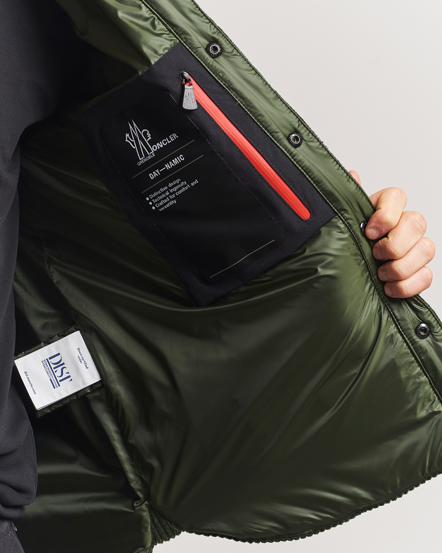Hombres | Abrigos y chaquetas | Moncler Grenoble | Gelt Corduroy Shirt Jacket Military