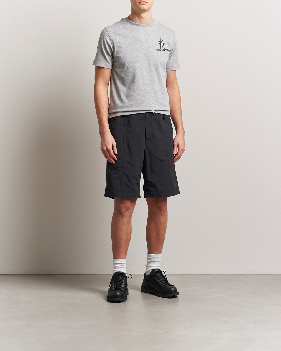Hombres | Camisetas | Moncler Grenoble | Logo T-Shirt Heather Grey