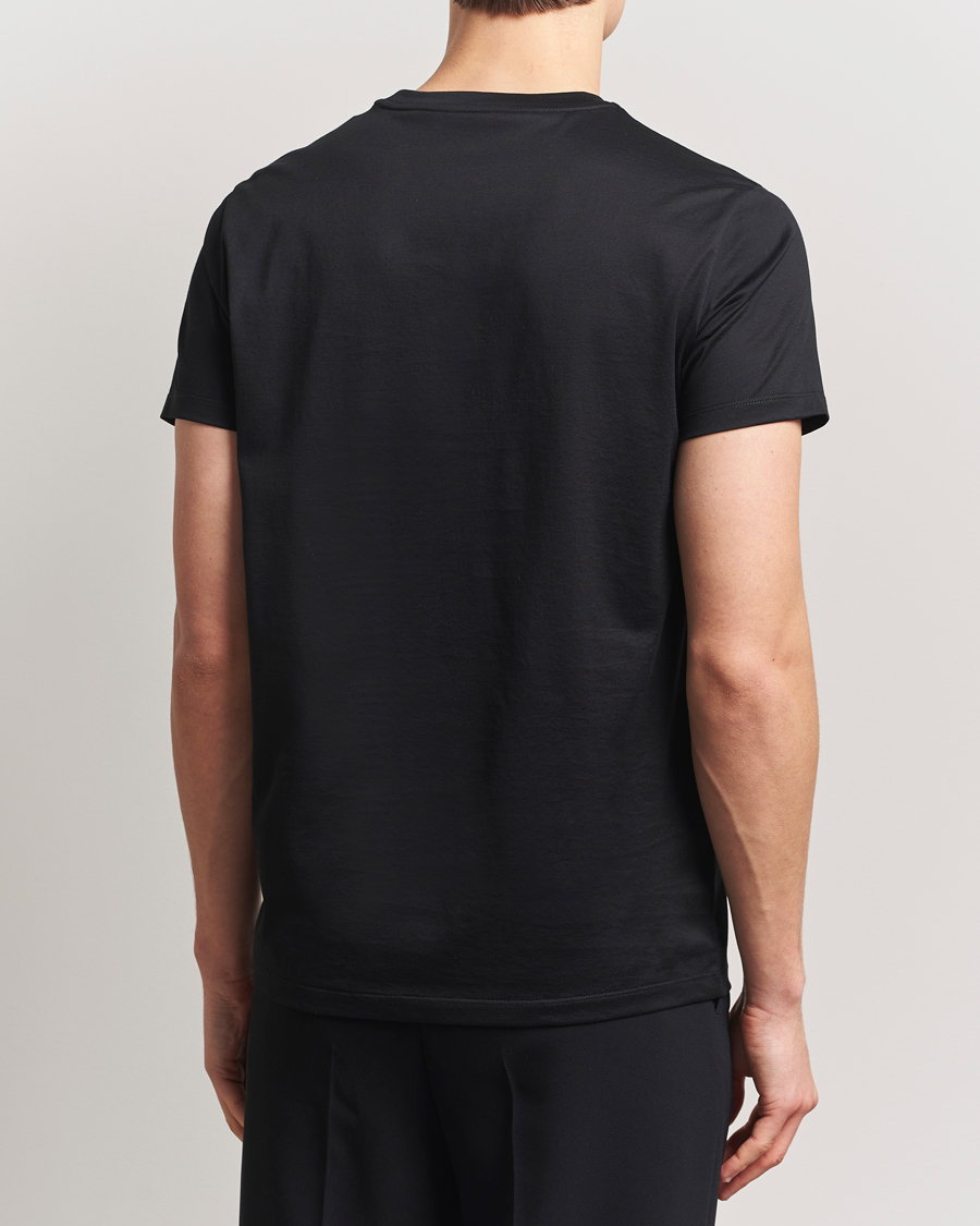 Hombres | Camisetas | Moncler | Double Logo T-Shirt Black