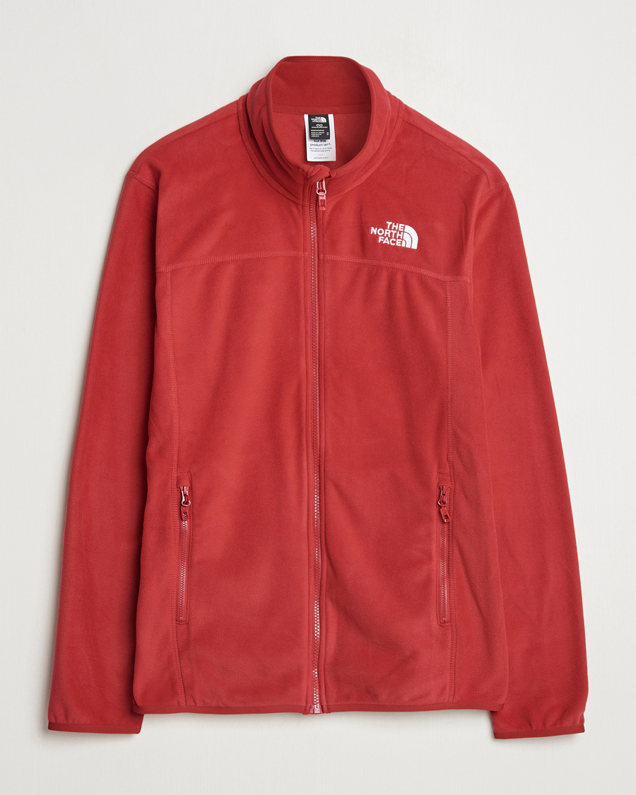 Hombres | Jerséis y prendas de punto | The North Face | Glacier Full Zip Fleece Garnet Red
