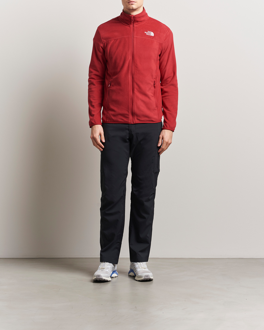 Hombres | Jerséis y prendas de punto | The North Face | Glacier Full Zip Fleece Garnet Red